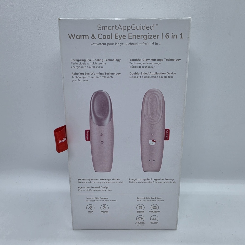 Hello Kitty x GESKE 6-in-1 Warm & Cool Eye Energizer SmartAppGuided - NEW SEALED - Picture 2 of 8